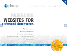 Tablet Screenshot of phosys.com